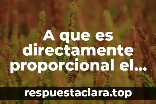 A que es directamente proporcional el reynolds