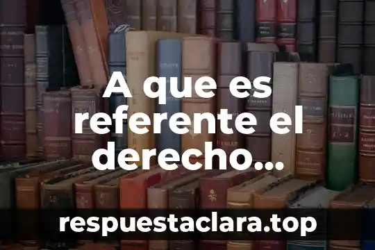 A que es referente el derecho internacional