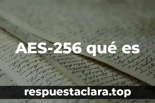 Qué es el junco planta 7 AES-256 qué es