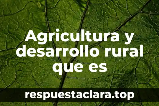 Que es importante recordar a Sor Juana Inés de la Cruz 4 Agricultura y desarrollo rural que es