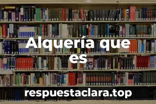 Compuesto inorgánico que es utilizado en la industria 6 Alquería que es
