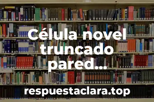 Célula novel truncado pared arabinogalactano que es