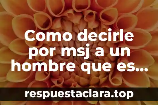 Cómo decirle a una chica plana que es una hermosura 3 Como decirle por msj a un hombre que es guapo