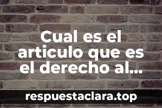 Cual es el articulo que es el derecho al desarrollo