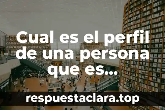 Que es ser una persona recidente 4 Cual es el perfil de una persona que es supervidada