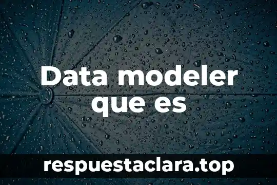 Data modeler que es