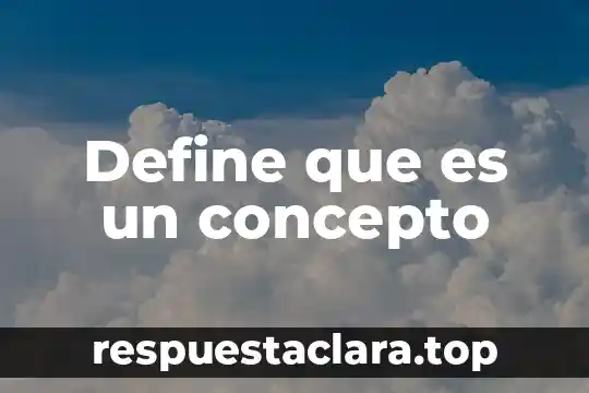 Qué es conservación concepto 3 Define que es un concepto