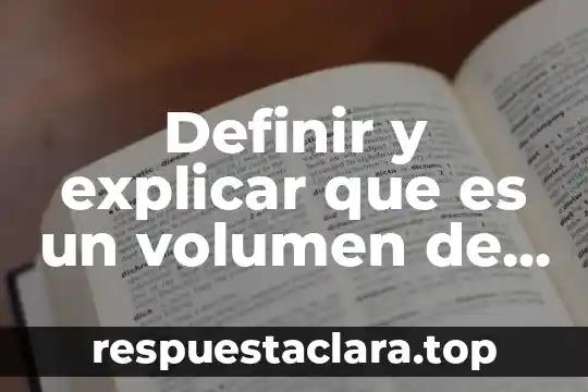 Cómo explicar a los niños que es un mandala 5 Definir y explicar que es un volumen de control