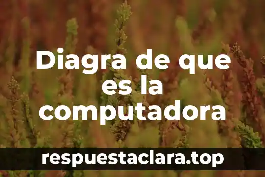 ¿Qué es un cargador de computadora? 8 Diagra de que es la computadora