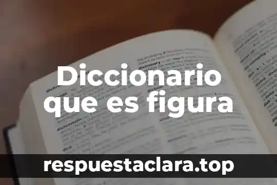 Diccionario que es figura