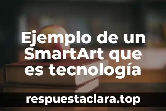 Ejemplo de un SmartArt que es tecnología