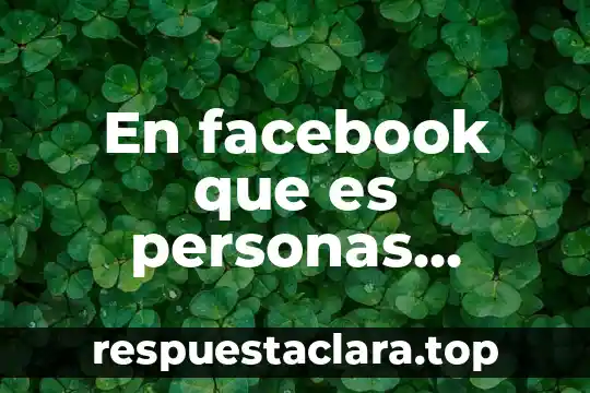 Que es la seguridad juridica de las personas 5 En facebook que es personas alcanzadas