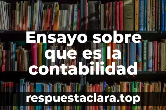 Ensayo que es el sistema de vídeo compuesto 3 Ensayo sobre que es la contabilidad