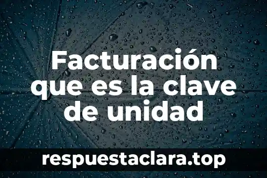 Compaqi star significa que es sistema de facturacion 3 Facturación que es la clave de unidad