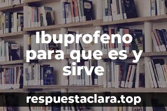 Qué es metáfora y ejemplo 4 Ibuprofeno para que es y sirve