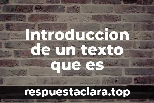 Que es un texto biográfico en investigacion 3 Introduccion de un texto que es