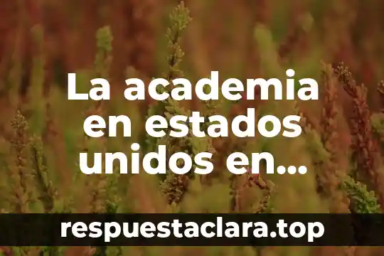 Que es arte diccionario real academia española 8 La academia en estados unidos en emprendimiento que es