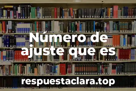 Que es un apodo de cuenta de banco 3 NĆŗmero de ajuste que es
