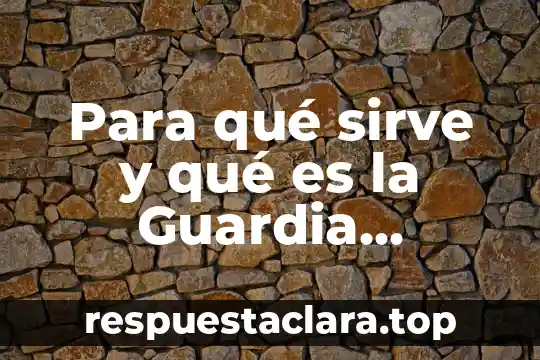 Que es la economia para que sirve 5 Para qué sirve y qué es la Guardia Nacional significado