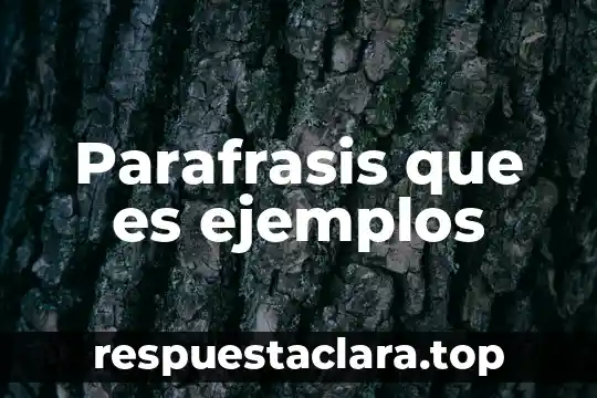 Que es ser majestuoso 3 Parafrasis que es ejemplos