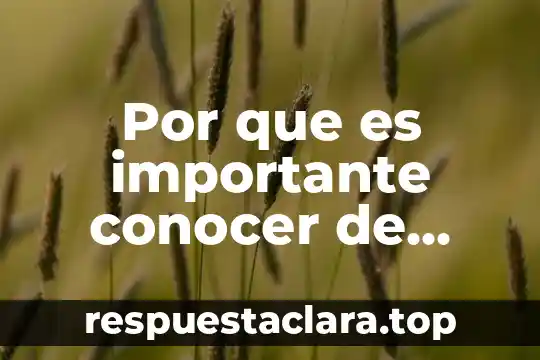 Por que es importante conocer de nuestros sentimientos y acciones