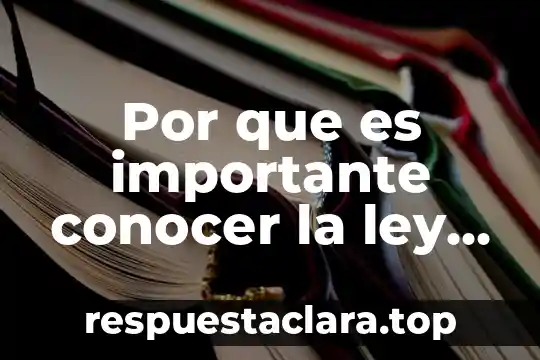 Por que es importante conocer la ley de gravitacion universal