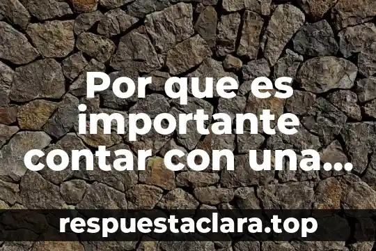 Por que es importante contar con una furma peesonal