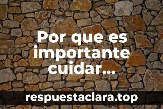Por que es importante cuidar diversidad