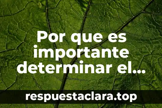 Por que es importante determinar el tipo de agua hidrogeoquímica