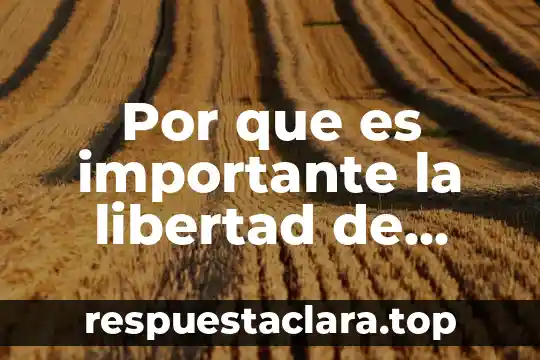 Por que es importante la libertad de prensa