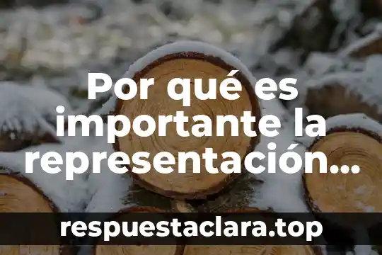 Por qué es importante la representación en películas