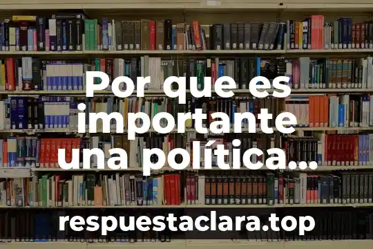 Por que es importante una política monetaria en el pais