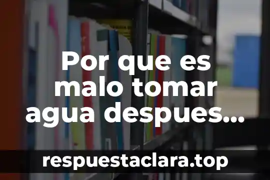Que es compensr una operacion contabilidad 3 Por que es malo tomar agua despues de una operacion