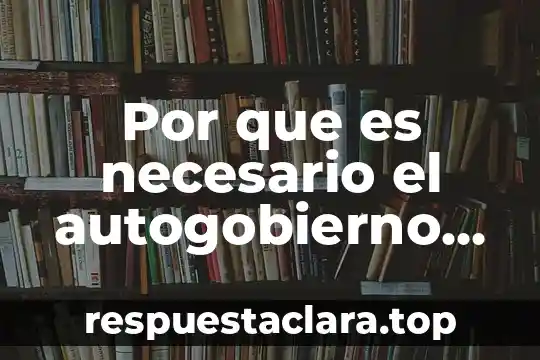 Qué es la sociedad indígena venezolana 3 Por que es necesario el autogobierno de la sociedad