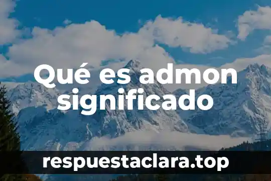Que es desesperanza significado 3 Qué es admon significado
