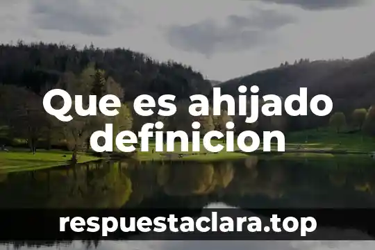 Que es ahijado definicion