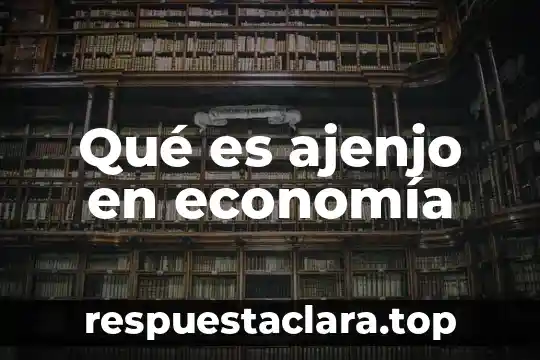 Qué es ajenjo en economía