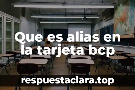 Alias on al corazón que es 4 Que es alias en la tarjeta bcp