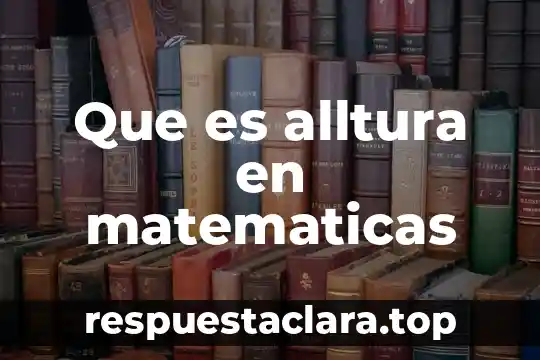 Qué es un decimal finito en matemáticas 3 Que es alltura en matematicas