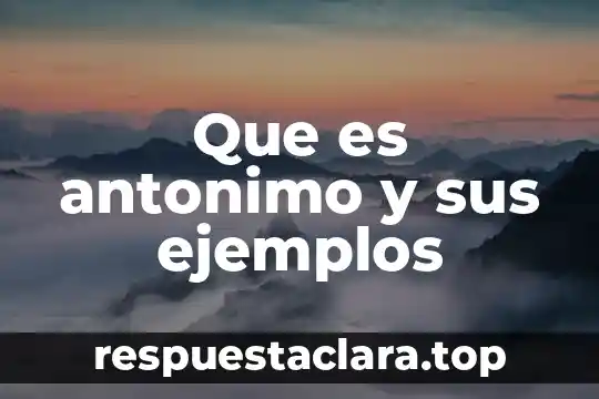 Qué es el signo de interrogación y sus ejemplos 6 Que es antonimo y sus ejemplos