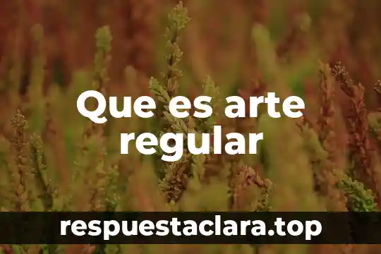Qué es un polígono regular y sus elementos 3 Que es arte regular
