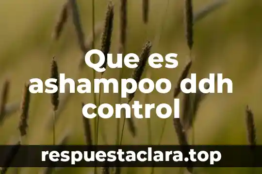 Que es ashampoo ddh control