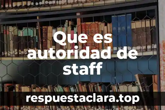 Que es una falacia de autoridad individual adverecumdiam 5 Que es autoridad de staff