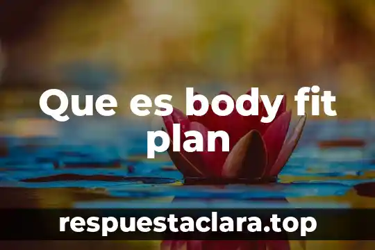 Que es plan recurrente telcel 3 Que es body fit plan