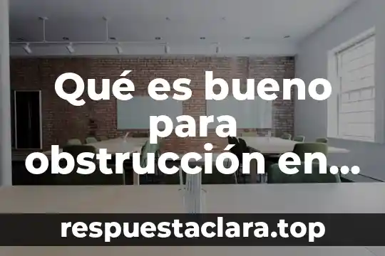 Qué es bueno para obstrucción en el riñón