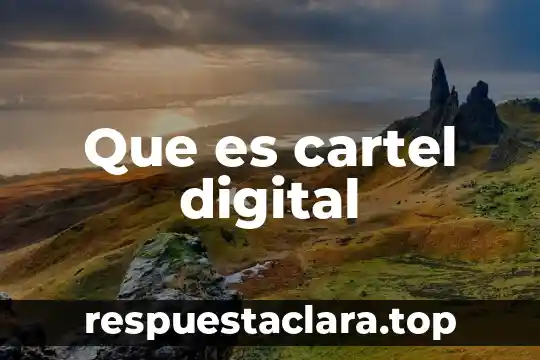 Innkeeper digital que es 4 Que es cartel digital