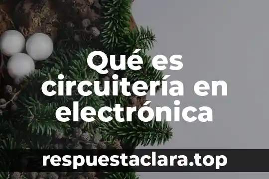 Que es la firma electronica conacyt 5 Qué es circuitería en electrónica