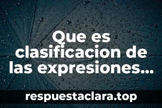Que es clasificacion de las expresiones algebraicas y un ejemplo