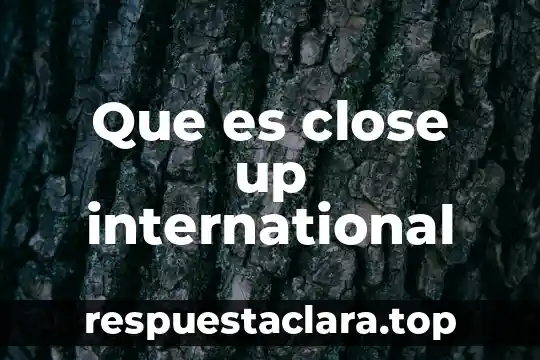 Que es pick up en protecciones electricas 7 Que es close up international