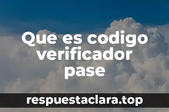 Qué es un divisor y concepto 7 Que es codigo verificador pase
